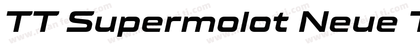 TT Supermolot Neue Trl Bd It字体转换
